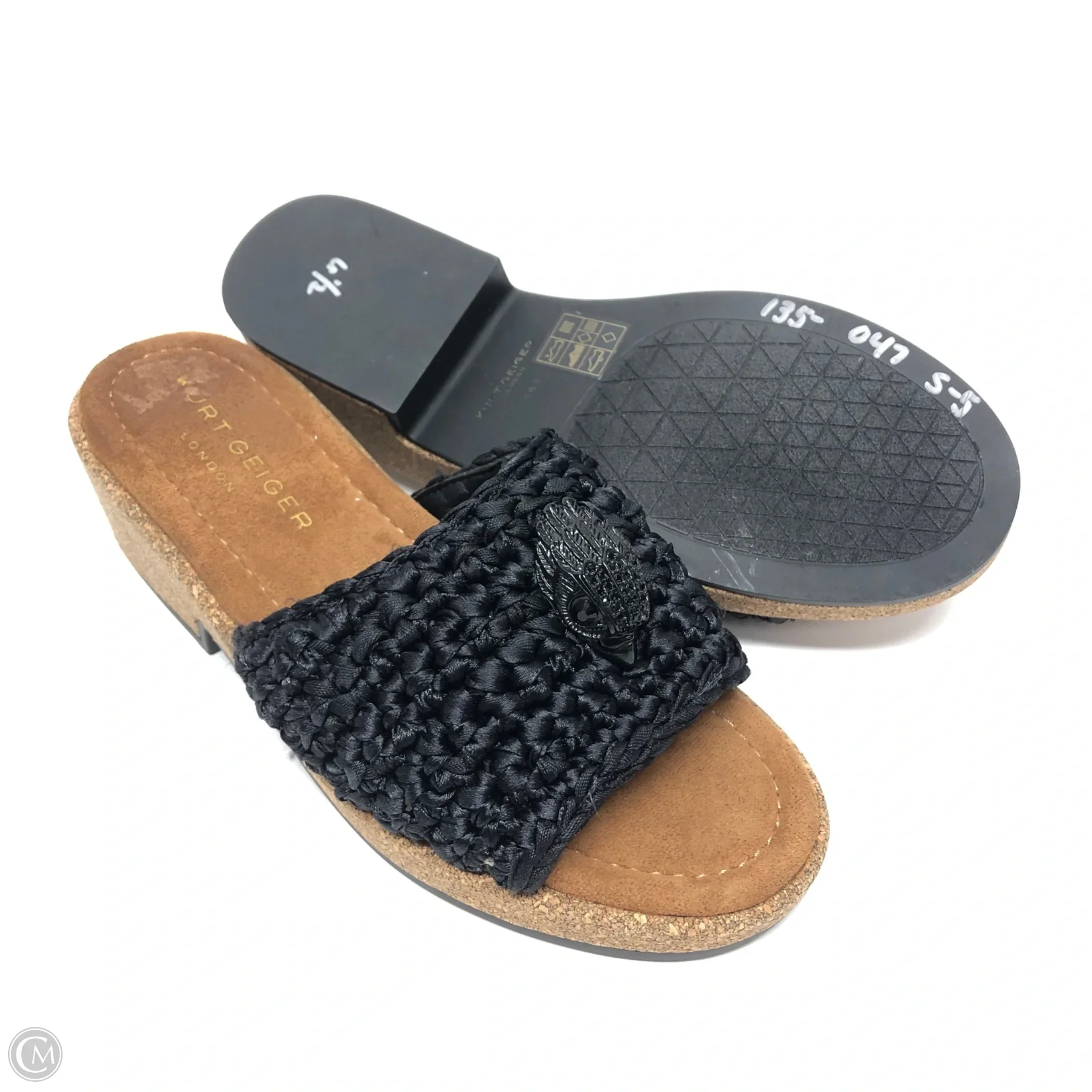 Sandals Designer By Kurt Geiger In Black, Size: 6.5 - Image 3