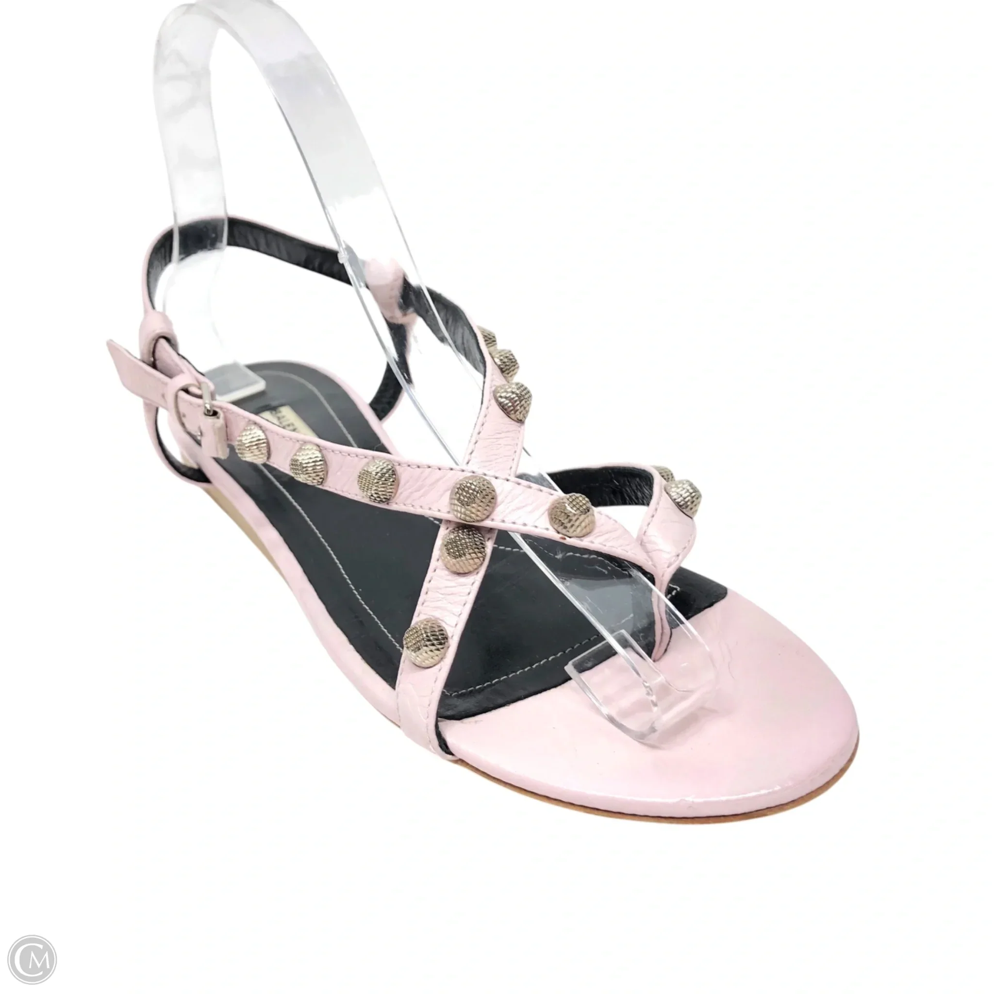 Sandals Luxury Designer By Balenciaga In Pink, Size: 7.5 - Image 3