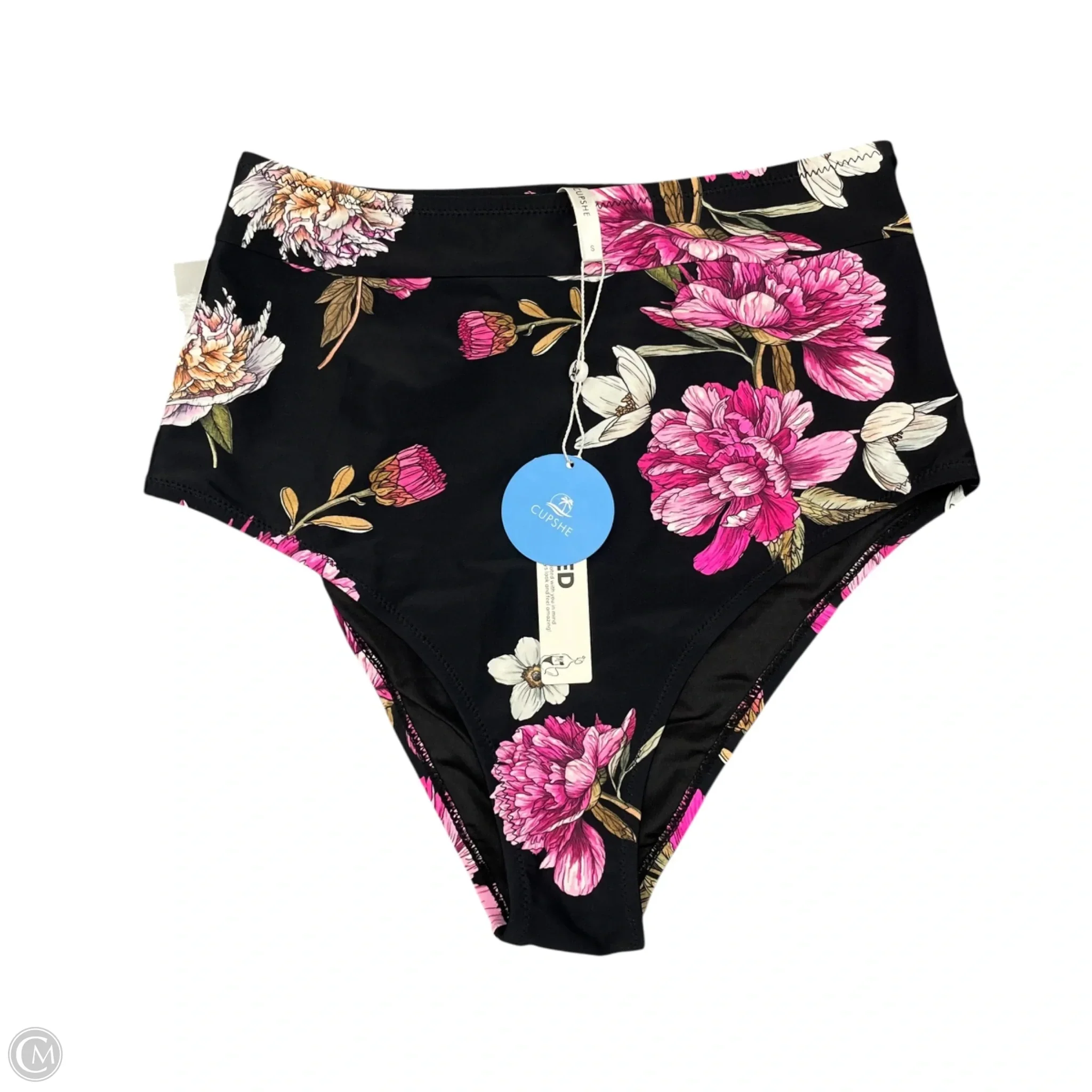 Swimsuit 2pc By Cupshe In Black & Pink, Size: S - Image 3