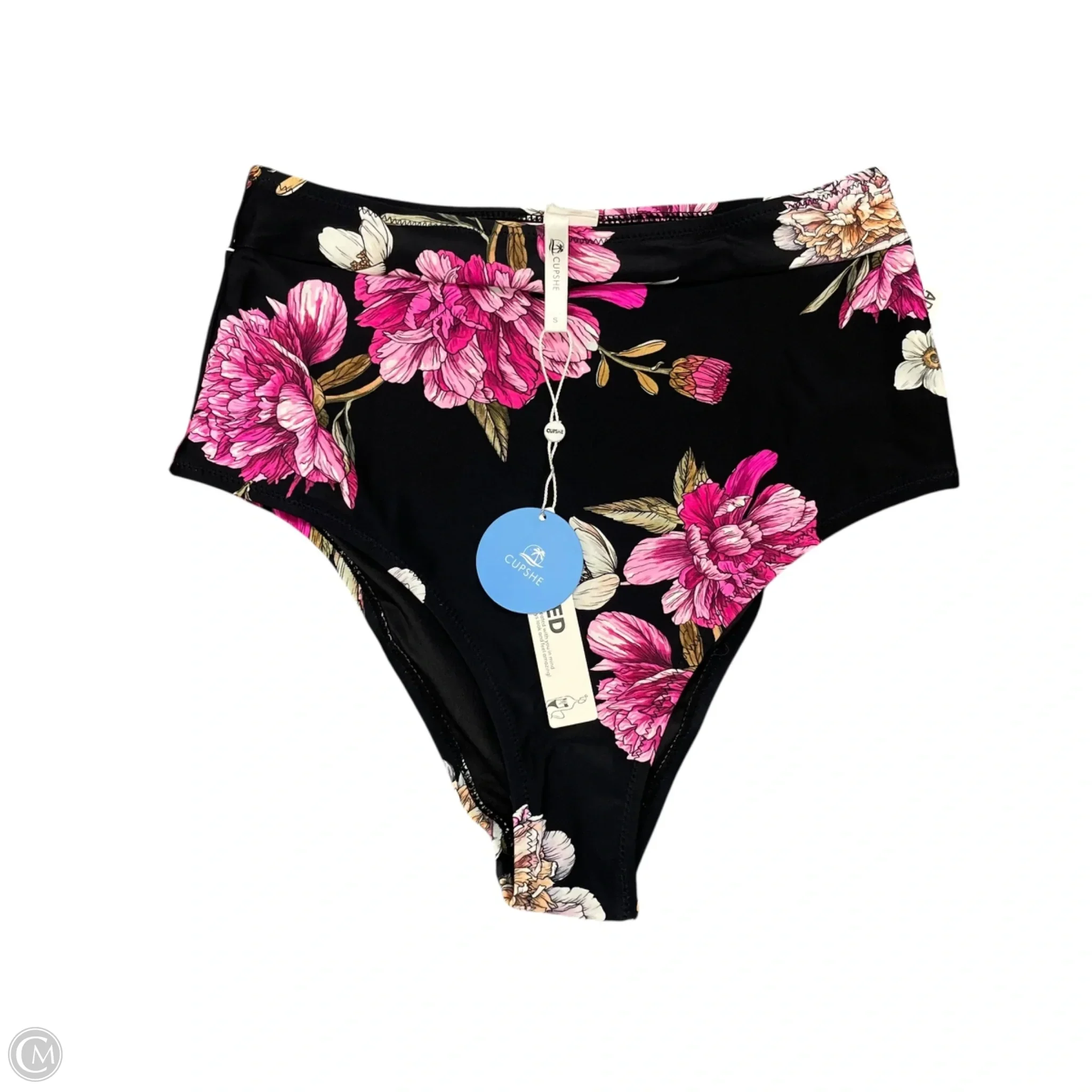 Swimsuit 2pc By Cupshe In Black & Pink, Size: S - Image 3