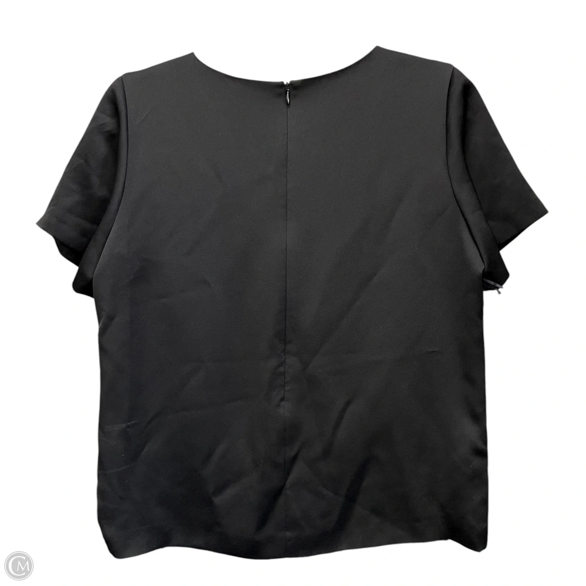 Top Short Sleeve Designer By Karl Lagerfeld In Black & White, Size: S - Image 3